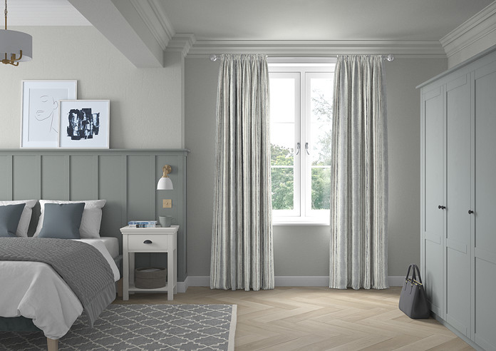 Guarda Stripe, Grey - Made to Measure Curtains - Image 5